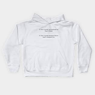 A Great Man Kids Hoodie